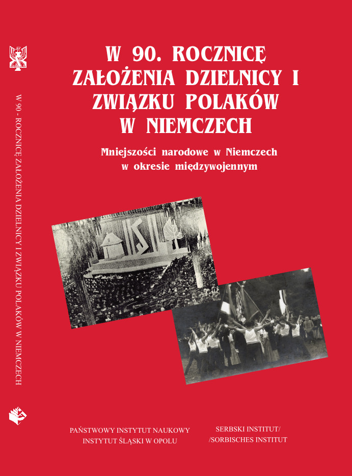 Polacy, Serbołużyczanie i inne mniejszości narodowe w międzywojennych Niemczech w publikacji Instytutu Śląskiego